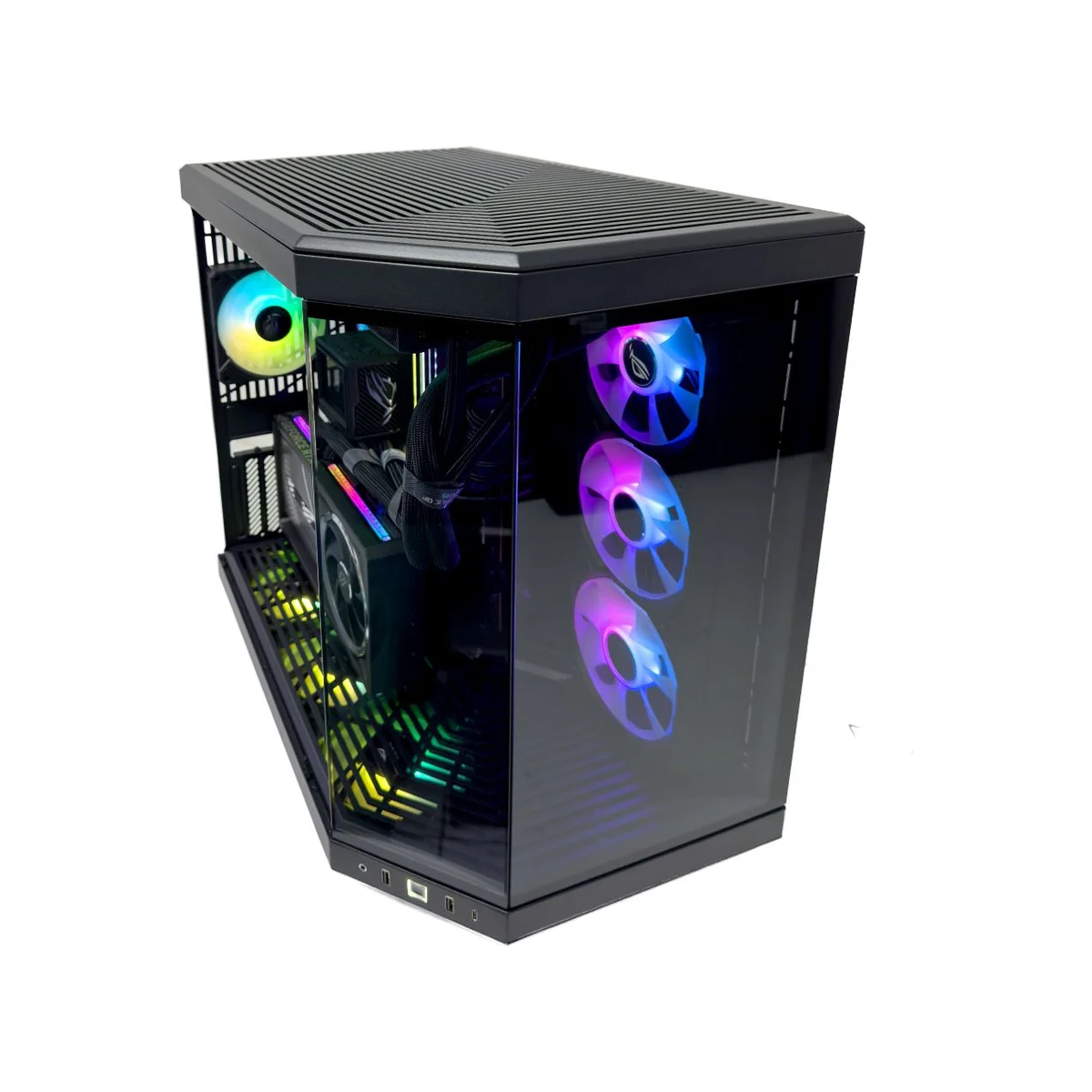 Gaming PC Storm Desktop (Ryzen 9 9950X3D, 96 GB DDR5 RAM, RTX 5090 32GB GPU) - Gaming_PC_Storm view 2