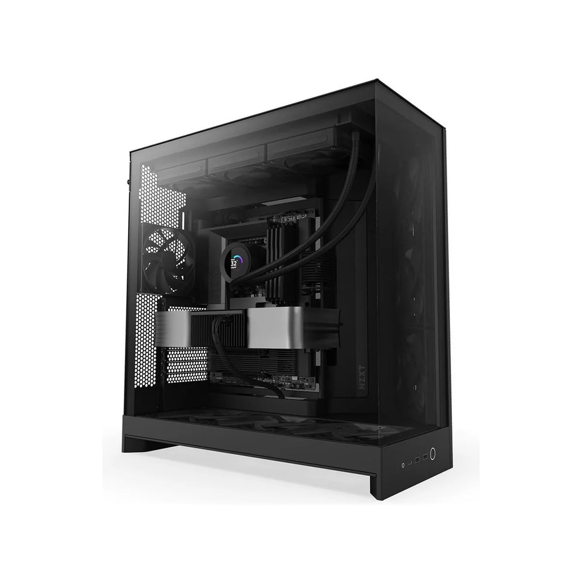 NZXT H9 Flow ATX Mid Tower Gaming Case – Black - CM-H92FB-01 view 2