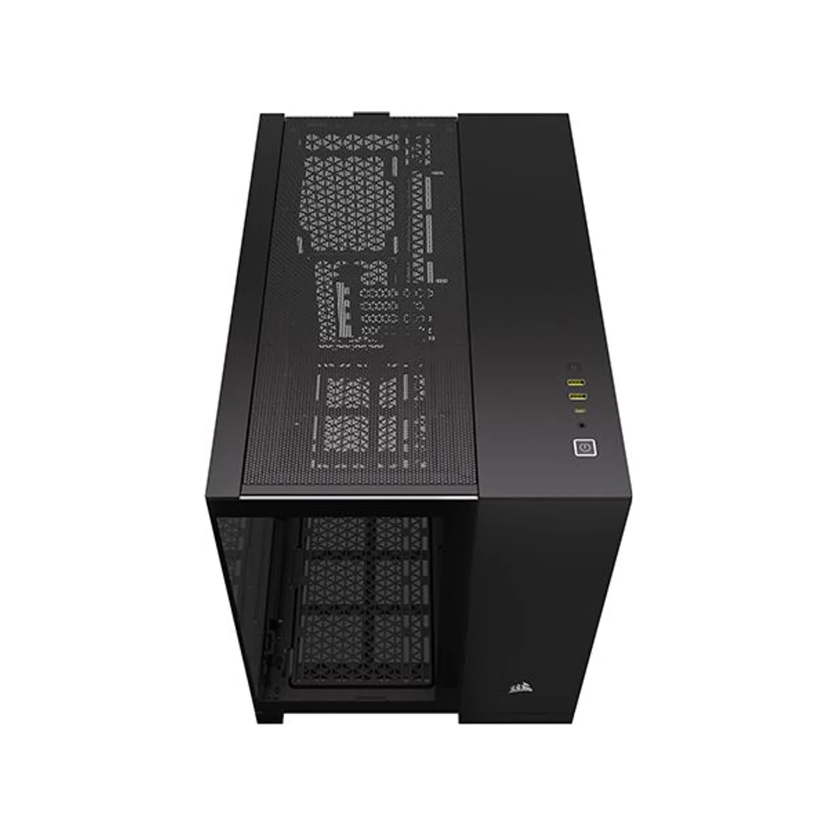 Corsair 2500X RGB Dual-chamber Micro ATX Gaming Case - Black - CC-9011267-WW view 2