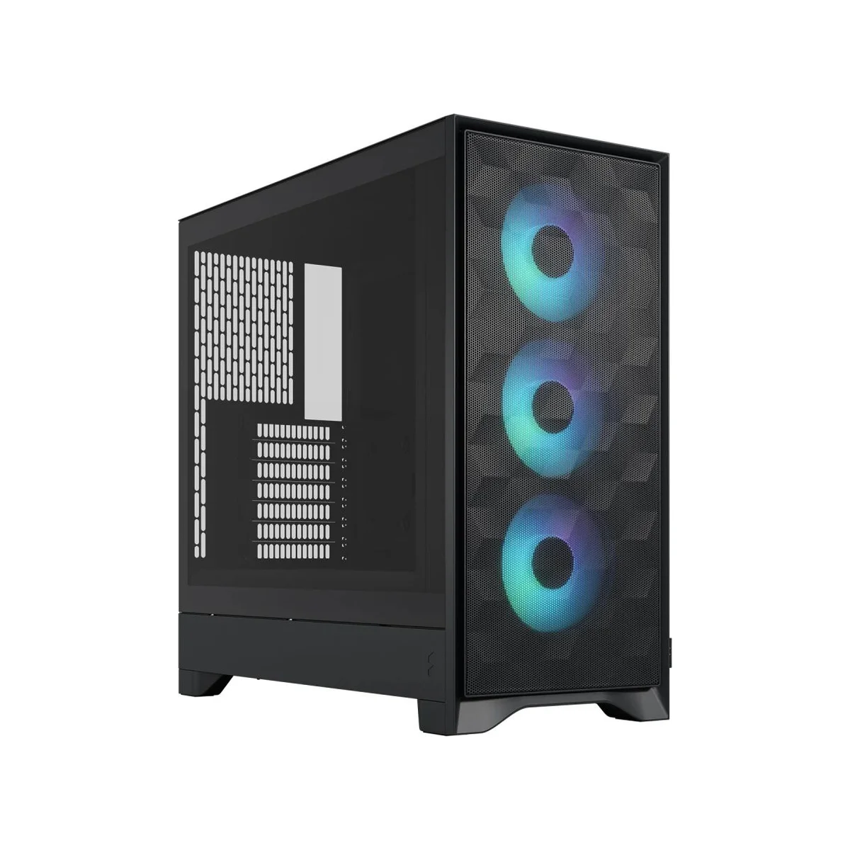 Fractal Pop 2 Air Mid Tower Tempered Glass RGB ATX Gaming Case - Black - FD-C-POA2A-03