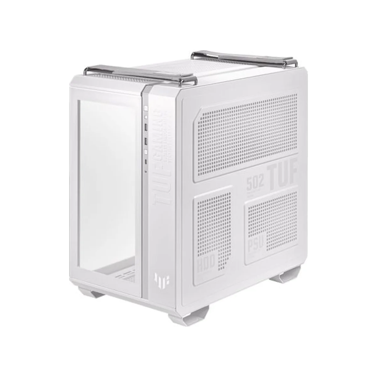 Asus TUF GT502 Tempered Glass ATX Gaming Case - White - 90DC0093-B09000 view 5