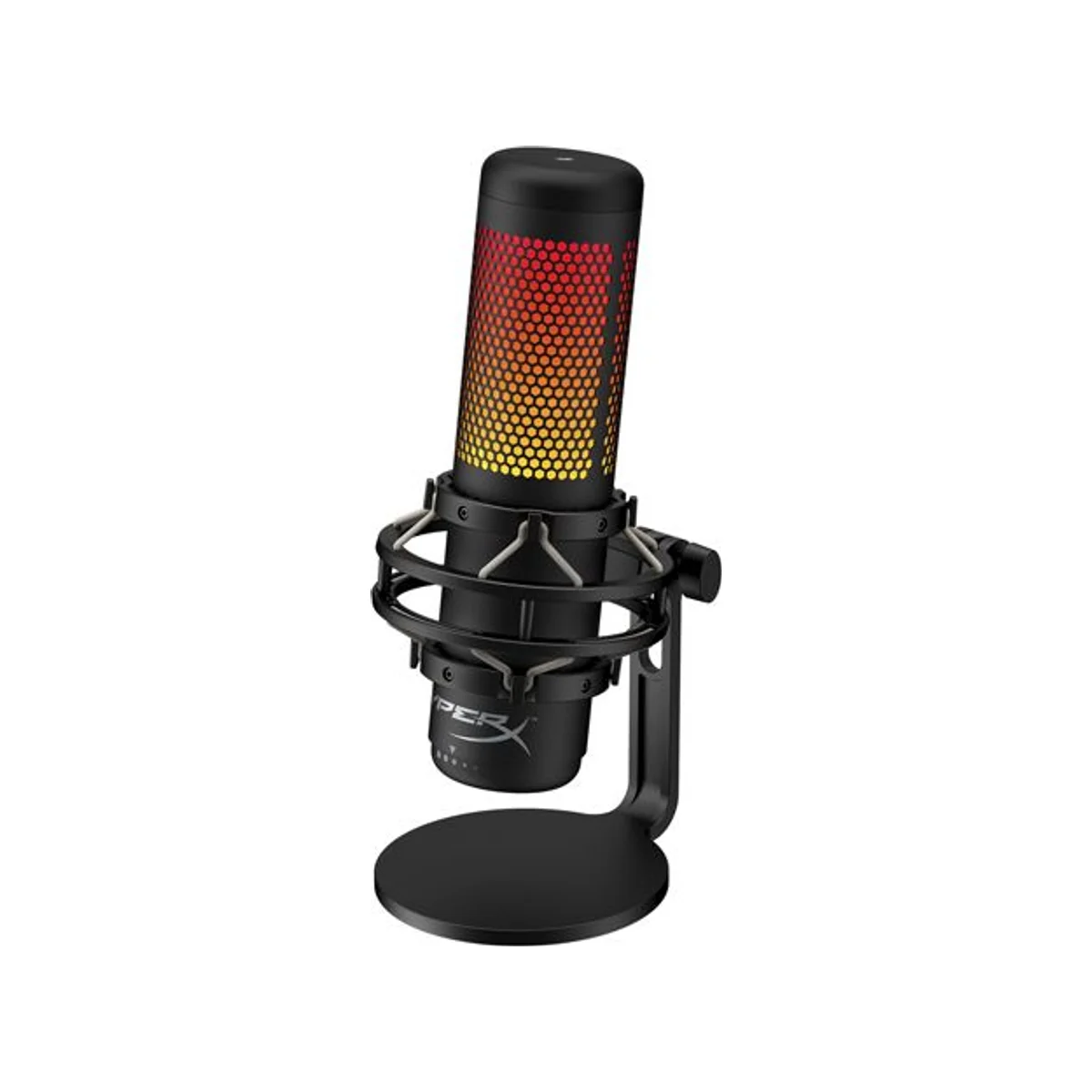 HyperX QuadCast S RGB USB Condenser Microphone (Stereo, Omnidirectional, Cardioid, Bidirectional, 20Hz-20kHz) - HMIQ1S-XX-RG/G view 2