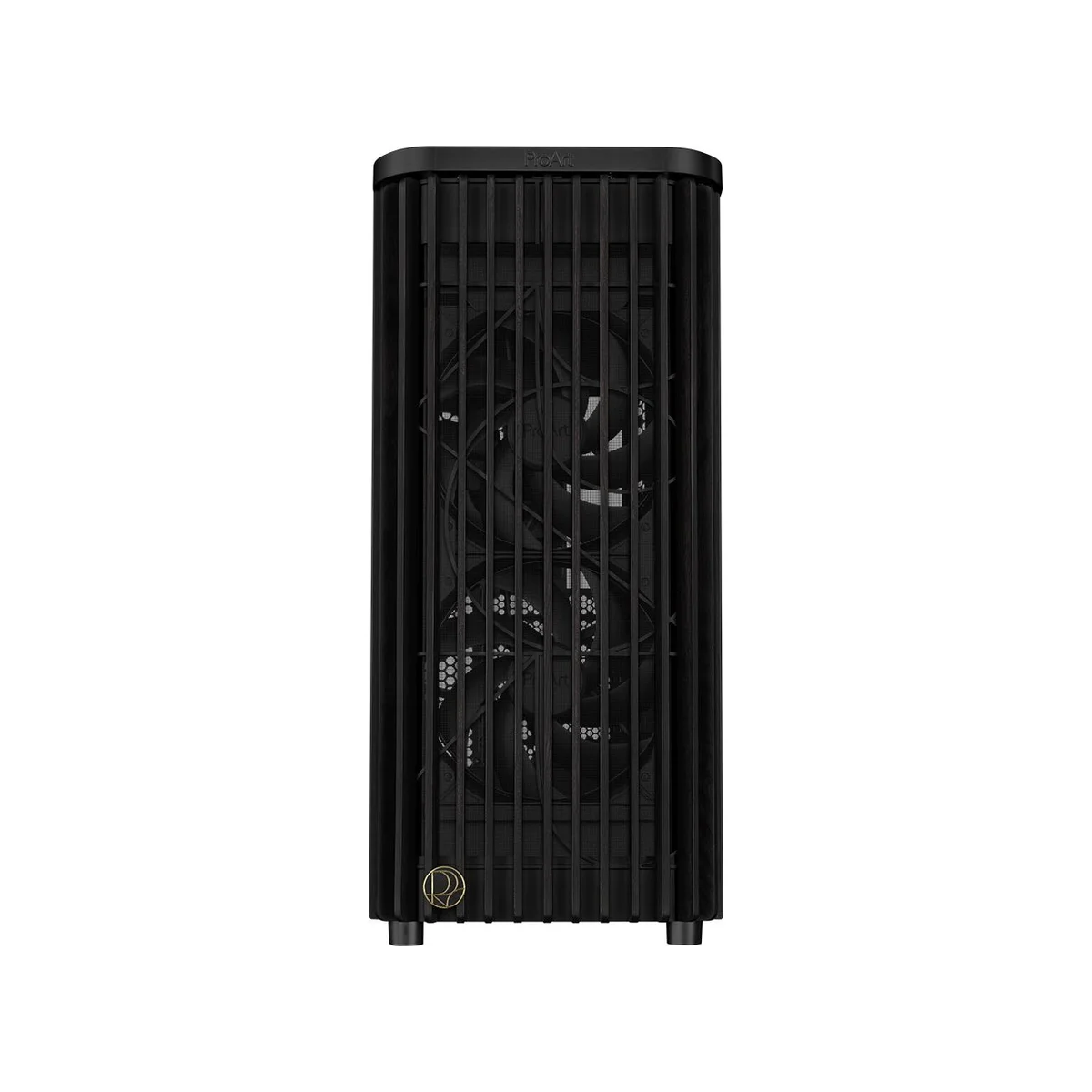 Asus ProArt PA401 Edition Tempered Glass Wood Edition ATX Gaming Case - Black - 90DC00M0-B39000 view 2