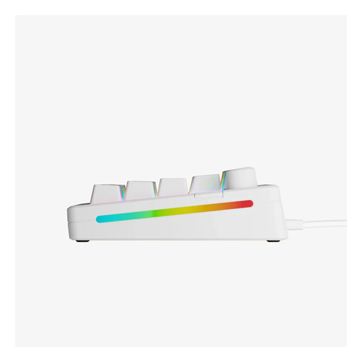 Glorious GMMK 3 65% Prebuilt Wired Keyboard - White | GMMK3-65-FOX-W-W view 4