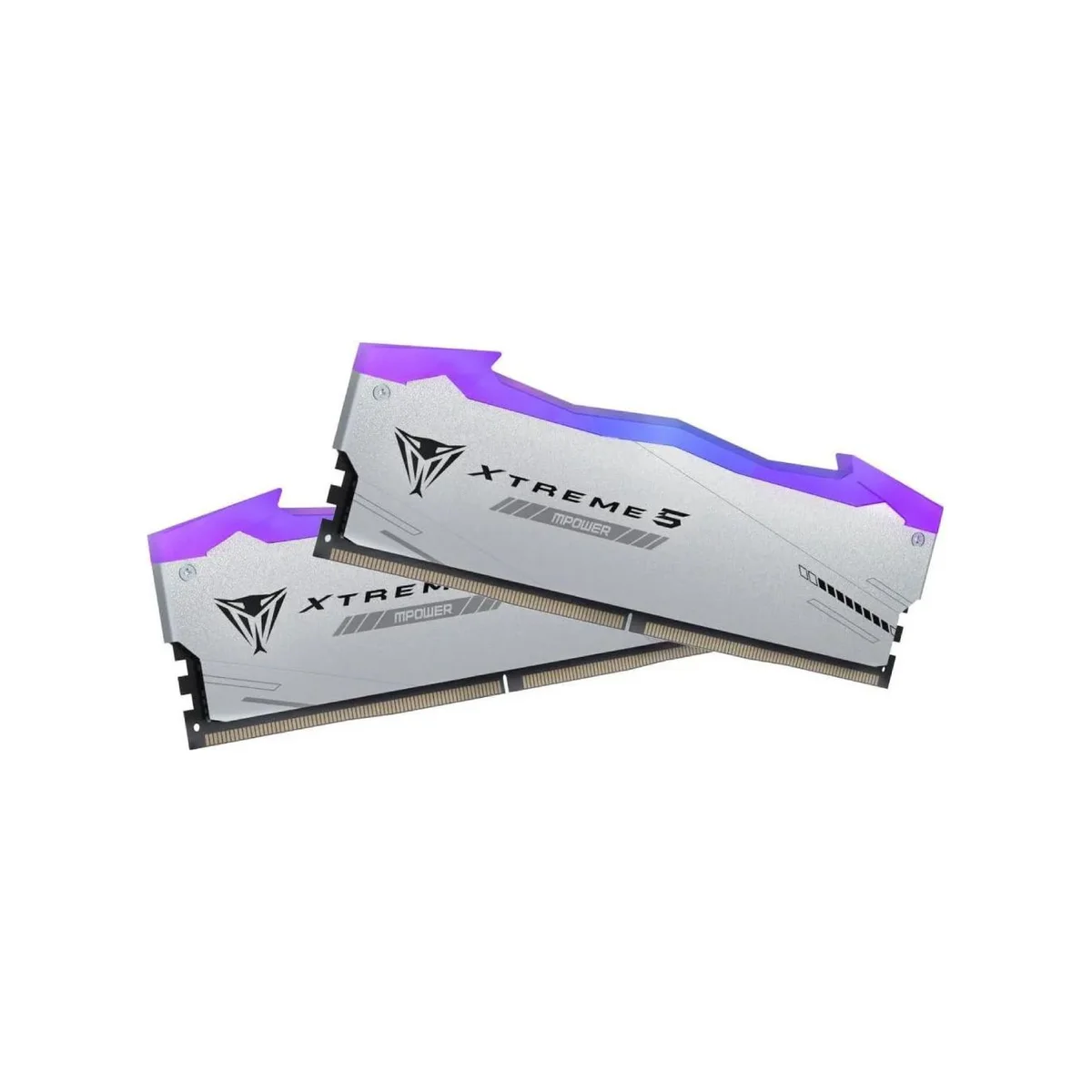 Patriot Viper Xtreme 5 48 GB (2X24) DDR5 8000MHz RAM Memory (CL30, RGB, White) – PVXR548G60C30KM view 2