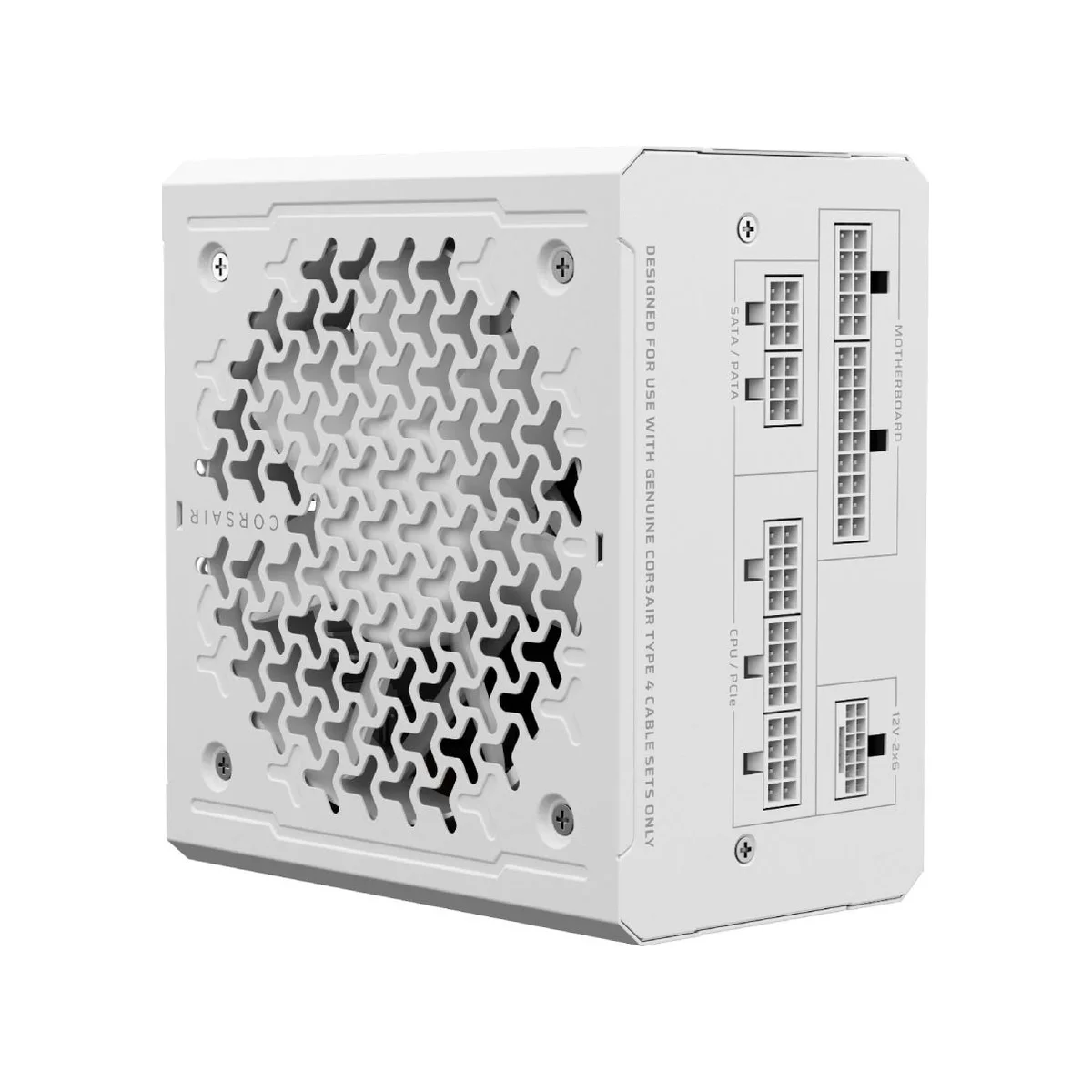 CORSAIR RM750e 750W Gold Fully Modular ATX 3.1 Power Supply - White - CP-9020292-UK view 2