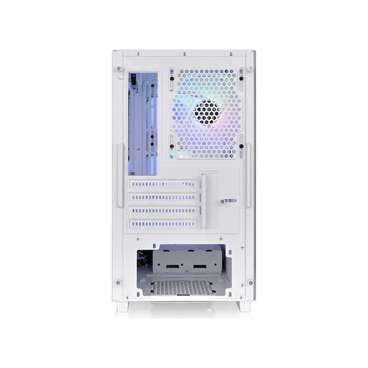 Thermaltake Versa H16 Tempered Glass ARGB Micro-ATX Gaming Case - White - CA-1Y8-00S6WN-01 view 4