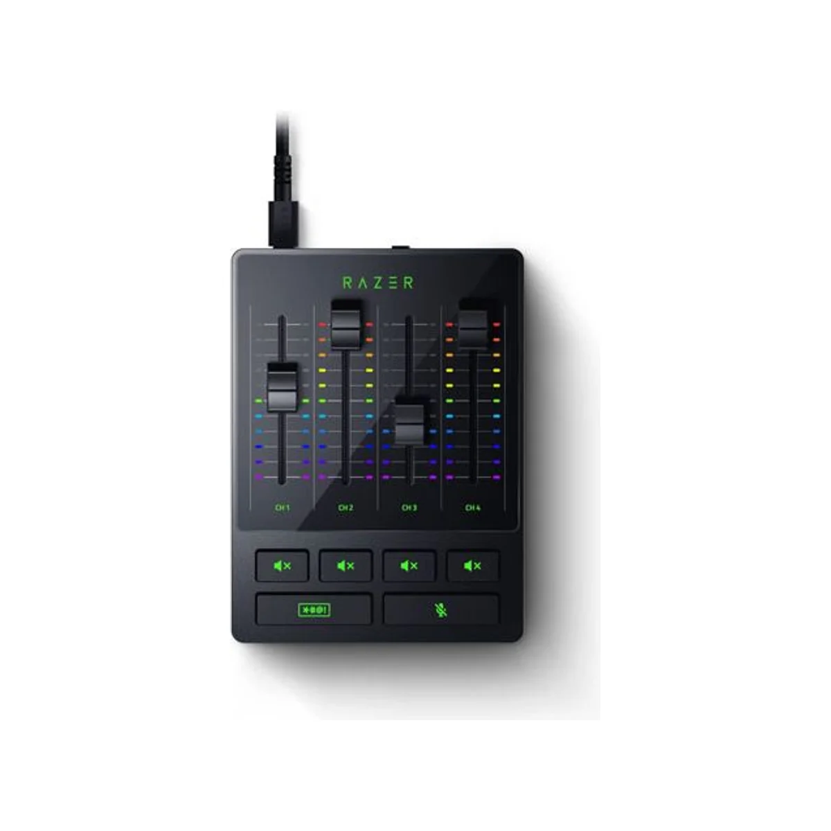 Razer Audio Mixer Multi Channel Audio Control (4-Channel, USB-C, Optical) - RZ19-03860100-R3M1