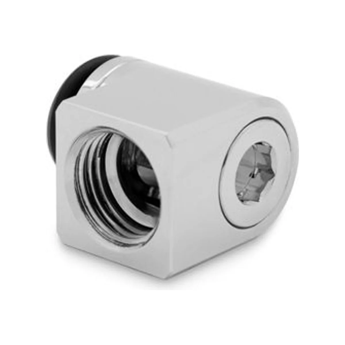 EKWB EK-Quantum Torque Micro Rotary 90° - Nickel Fittings (Brass, Nickel Plated) - 3831109849668 view 3