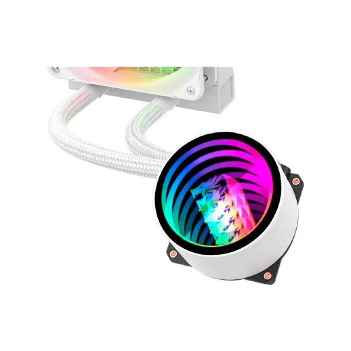 REDRAGON 240mm CPU Liquid Cooler - White (RGB, 350W TDP, Dual 120mm Fans) - CCW-3011W view 4
