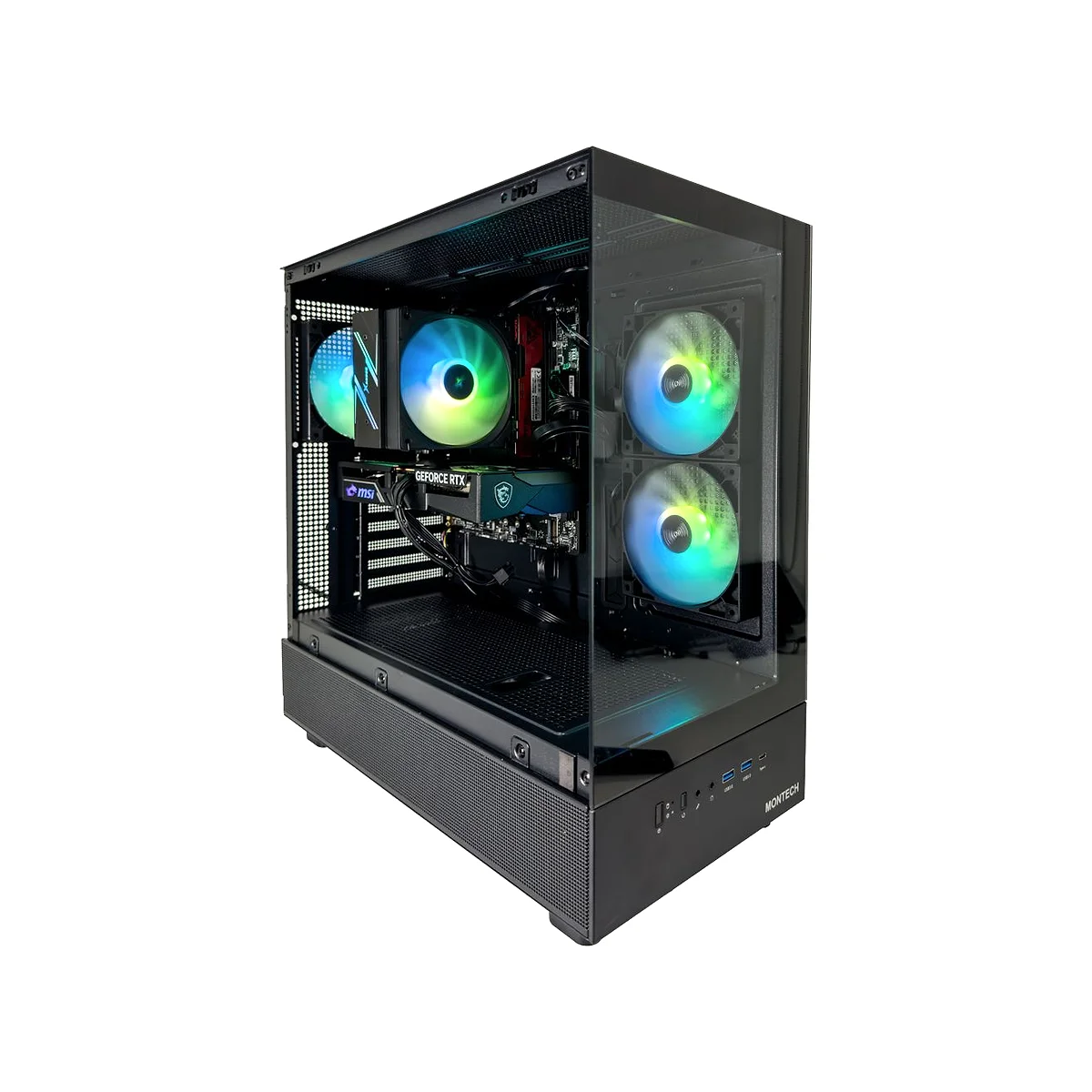 Gaming PC Iris (Core i5-14400F, 16 GB RAM, RTX 5060 8GB GPU) - Powered by MSI