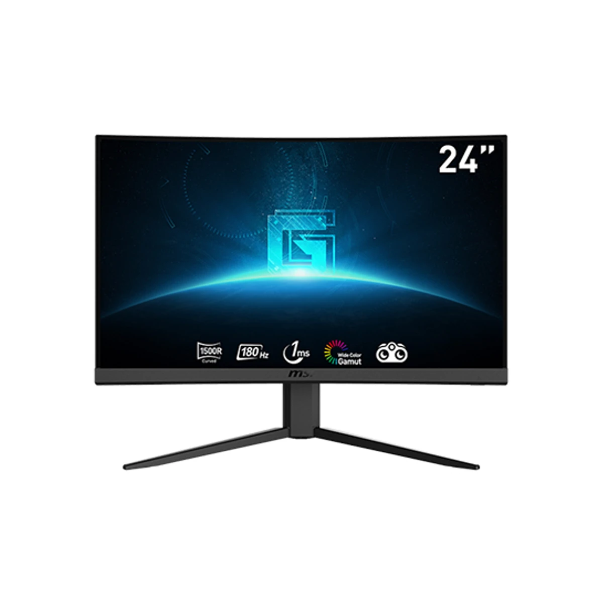 MSI G24C4 E2 23.6-inch 180Hz 1ms Full HD Curved Gaming Monitor (VA, 1500R, Adaptive Sync) - 9S6-3BA01T-069 view 3