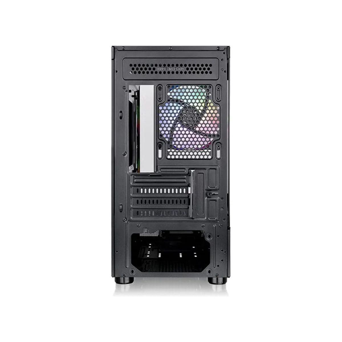 Thermaltake View 170 Tempered Glass ARGB Micro-ATX Gaming Case - Black - CA-1Z4-00M1WN-00 view 6