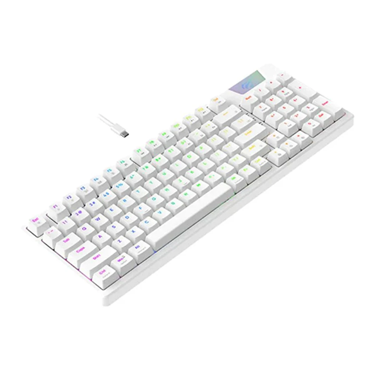 Havit KB885L GAMENOTE RGB Mechanical Gaming Keyboard - White | KB885L view 3