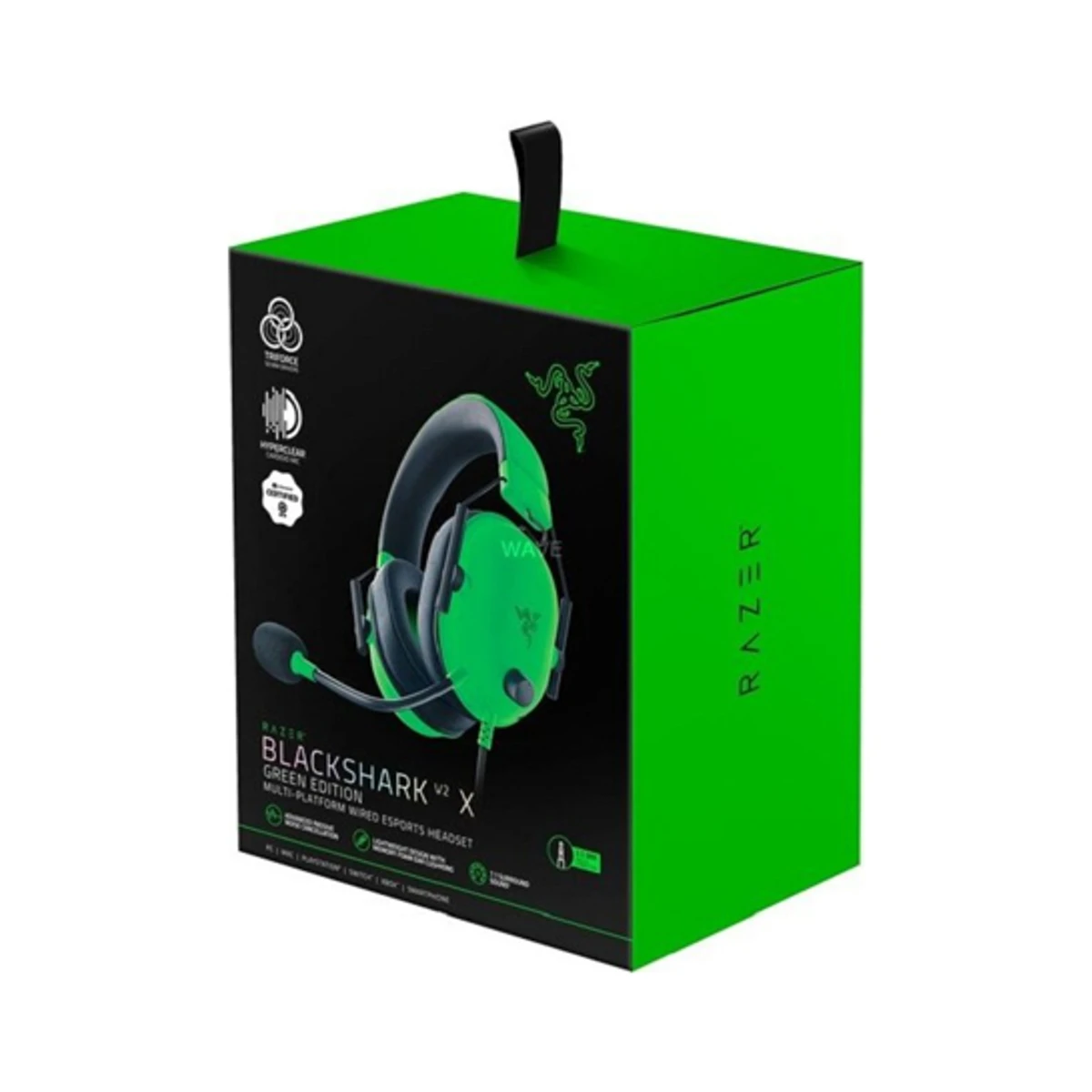 Razer BlackShark V2 X 7.1 Multi-Platform Wired Gaming Headset - Green | RZ04-03240600-R3M1 view 4