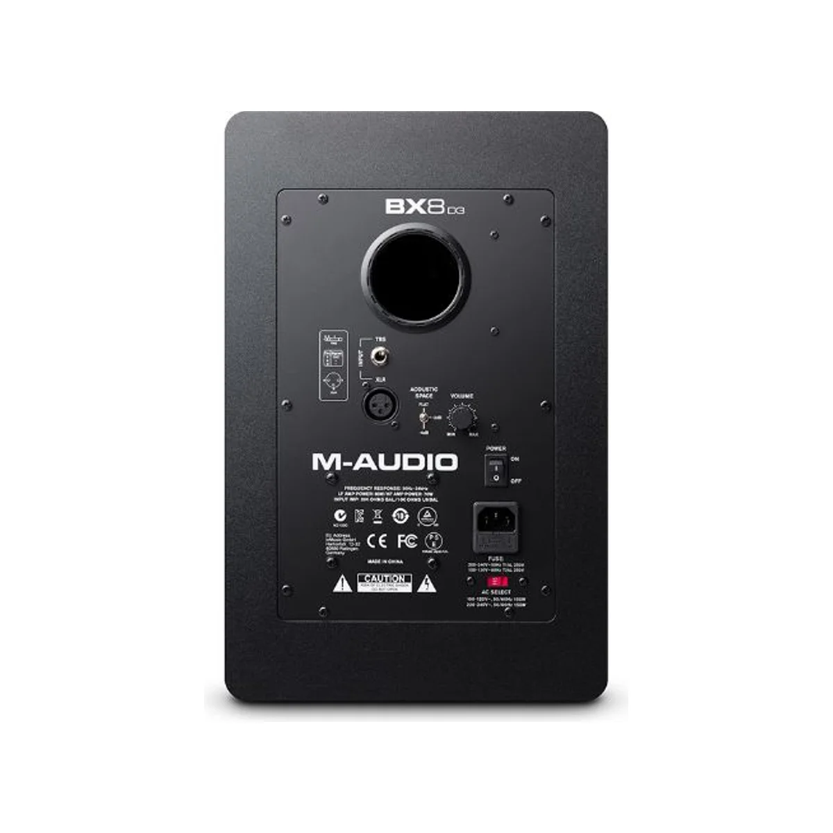M-AUDIO BX8D3 Professional Multimedia Studio Reference Monitors - 8-inch Woofer, 1.25-inch Tweeter, 150W Bi-Amp - BX8D3 view 3