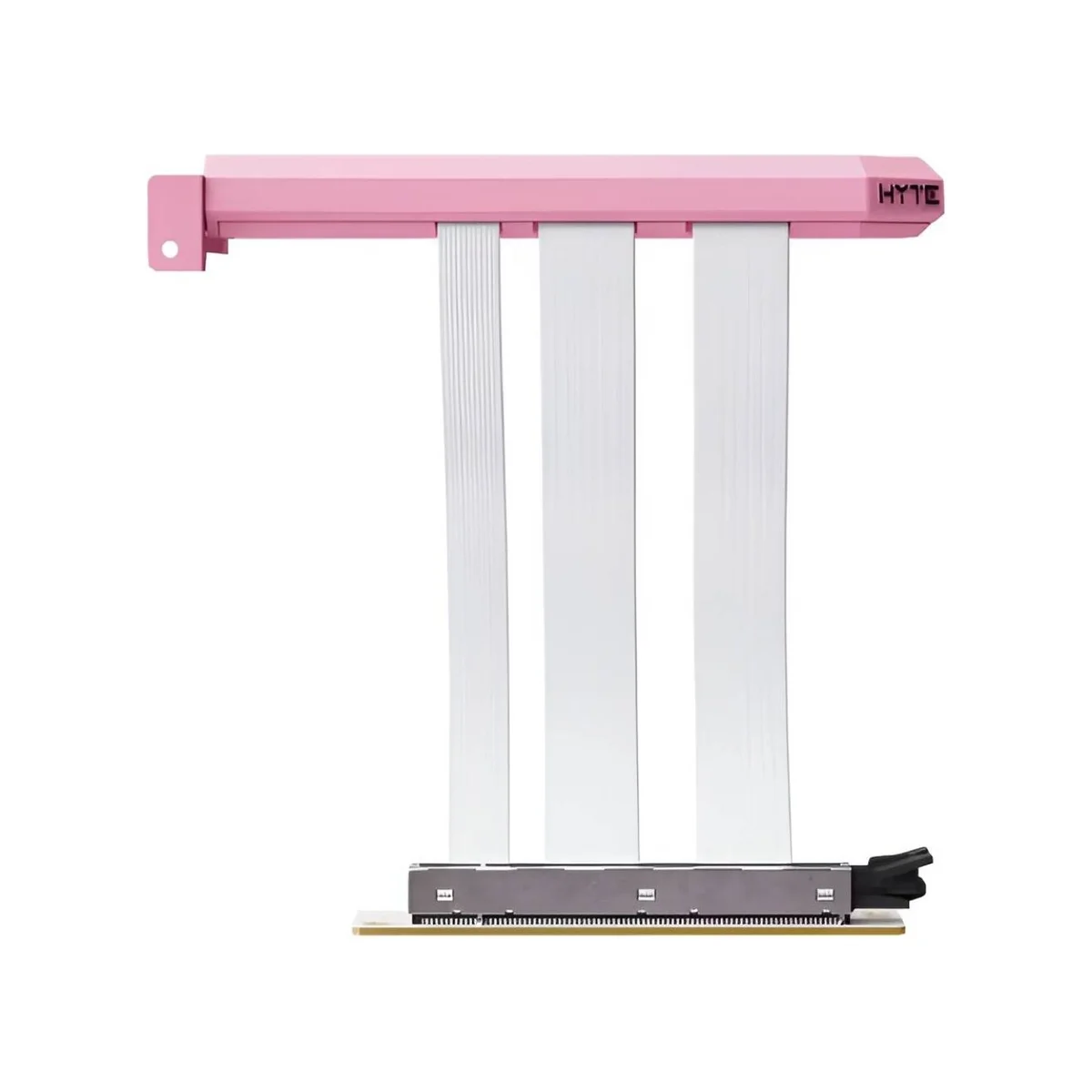 HYTE PCIe 5.0 Full x16 Bandwidth Hyper Riser Cable - Strawberry Milk - ACC-HYTE-PCIE50-SM view 2
