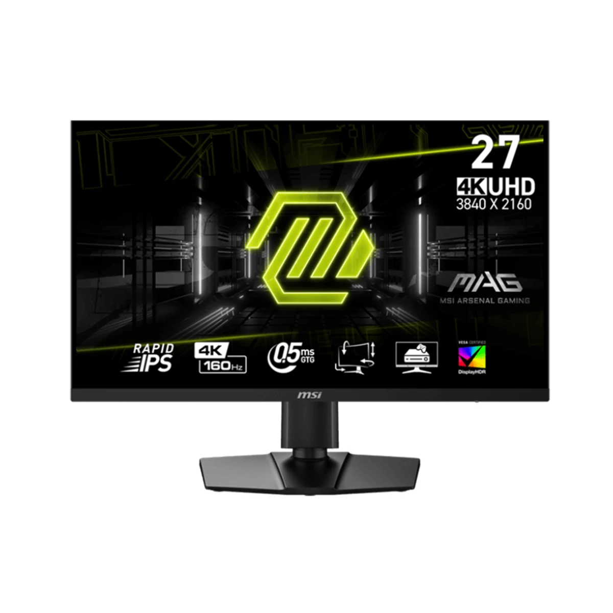 MSI MAG 274UPF E2 27" Rapid IPS Gaming Monitor (160Hz, 0.5ms, 4K UHD) - Black - 9S6-3CC29H-257