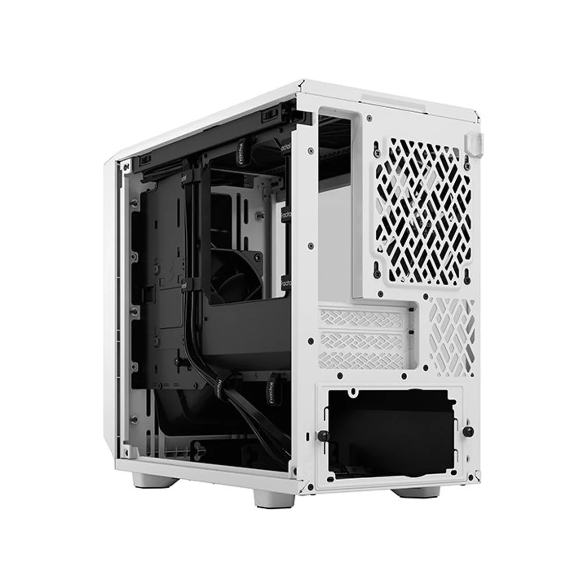 Fractal Meshify 2 Nano White TG Clear Tint Mini-ITX Computer Case (White, Tempered Glass) - FD-C-MES2N-02 view 5