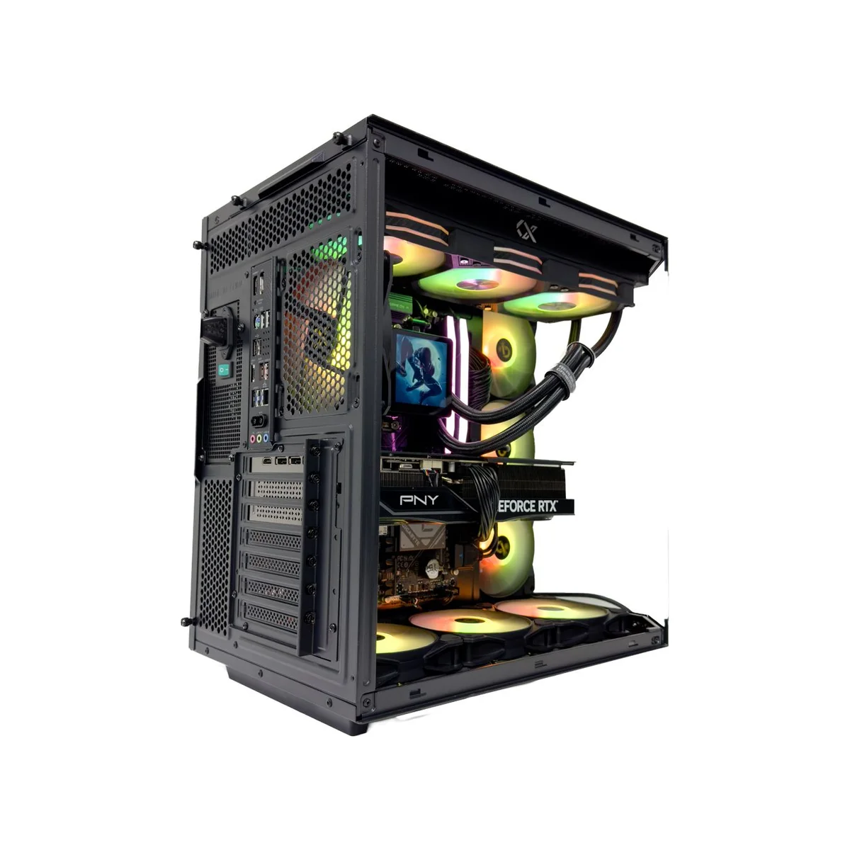 Gaming PC Aquarium (Ryzen 7 9800X3D, 32GB DDR5, RTX 5070 Ti 16GB) - Gaming_PC_Aquarium view 4