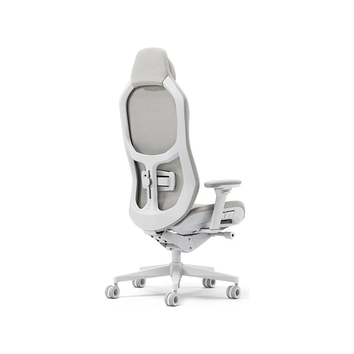 Fractal Refine Mesh Light Gaming Chair - White | Ergonomic Mesh Office Chair (Adjustable Lumbar, Synchro-Tilt, 4D Armrests) - FD-CH-RE1M-02 view 6
