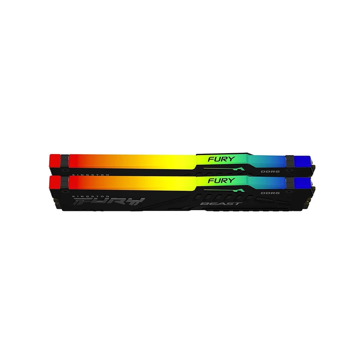Kingston Fury Beast RGB 32 GB (2X16) DDR5 6000MHz RAM Memory (CL30, Black) – KF560C30BBAK2-32 view 3