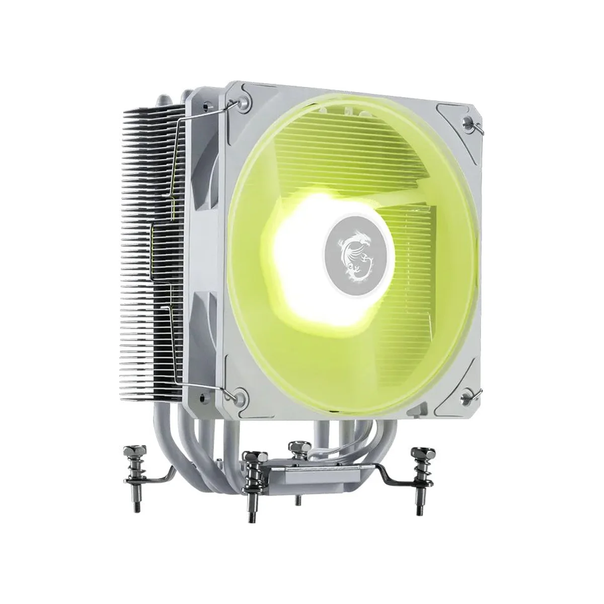 MSI MAG COREFROZR AA13 ARGB GEN1 CPU Fan Cooler - White (120mm, 2070 RPM, 62.6 CFM, ARGB) - 306-7ZWHA11-L80