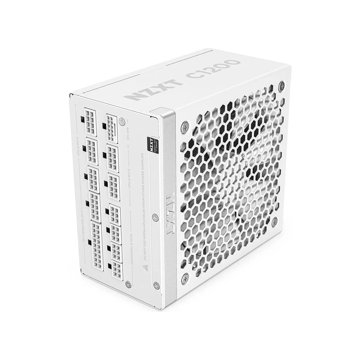 NZXT C Series 1200W 80+ Gold ATX 3.1 Power Supply - White - PA-2G2BW-UK