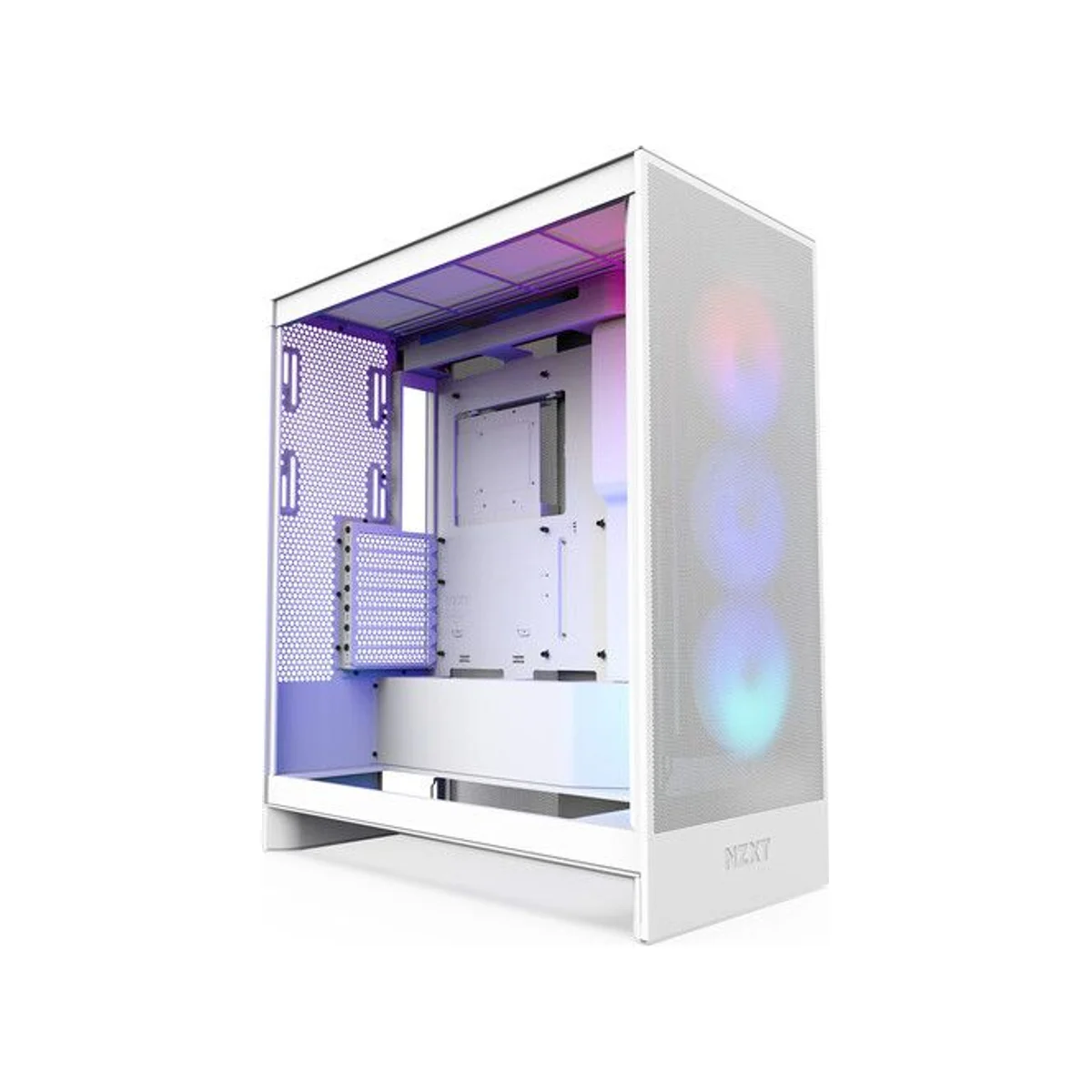 NZXT H7 Flow RGB Mid-Tower ATX Case - White - CM-H72FW-R1