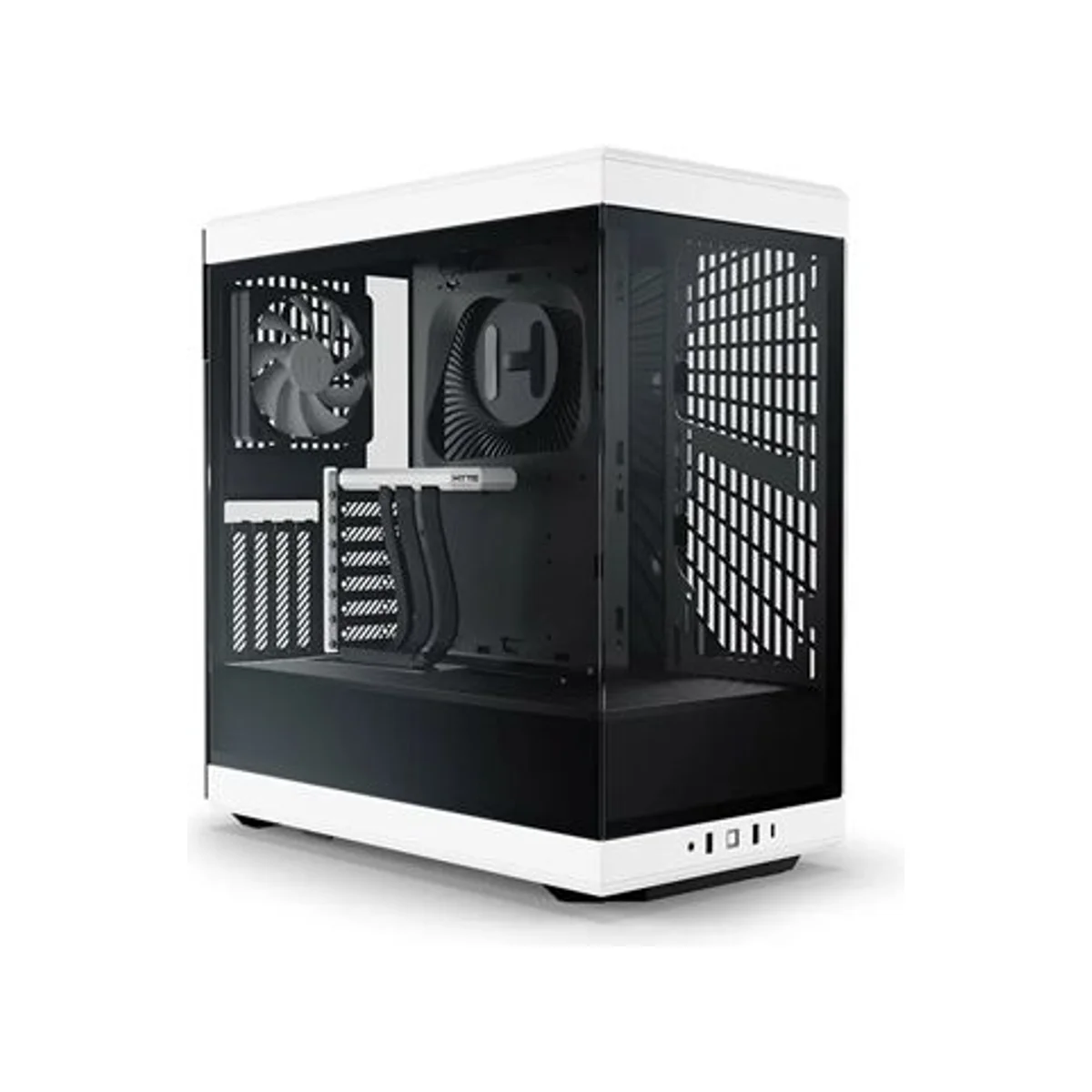 HYTE Y40 Mid-Tower S-Tier Aesthetic Case - Black/White | CS-HYTE-Y40-BW
