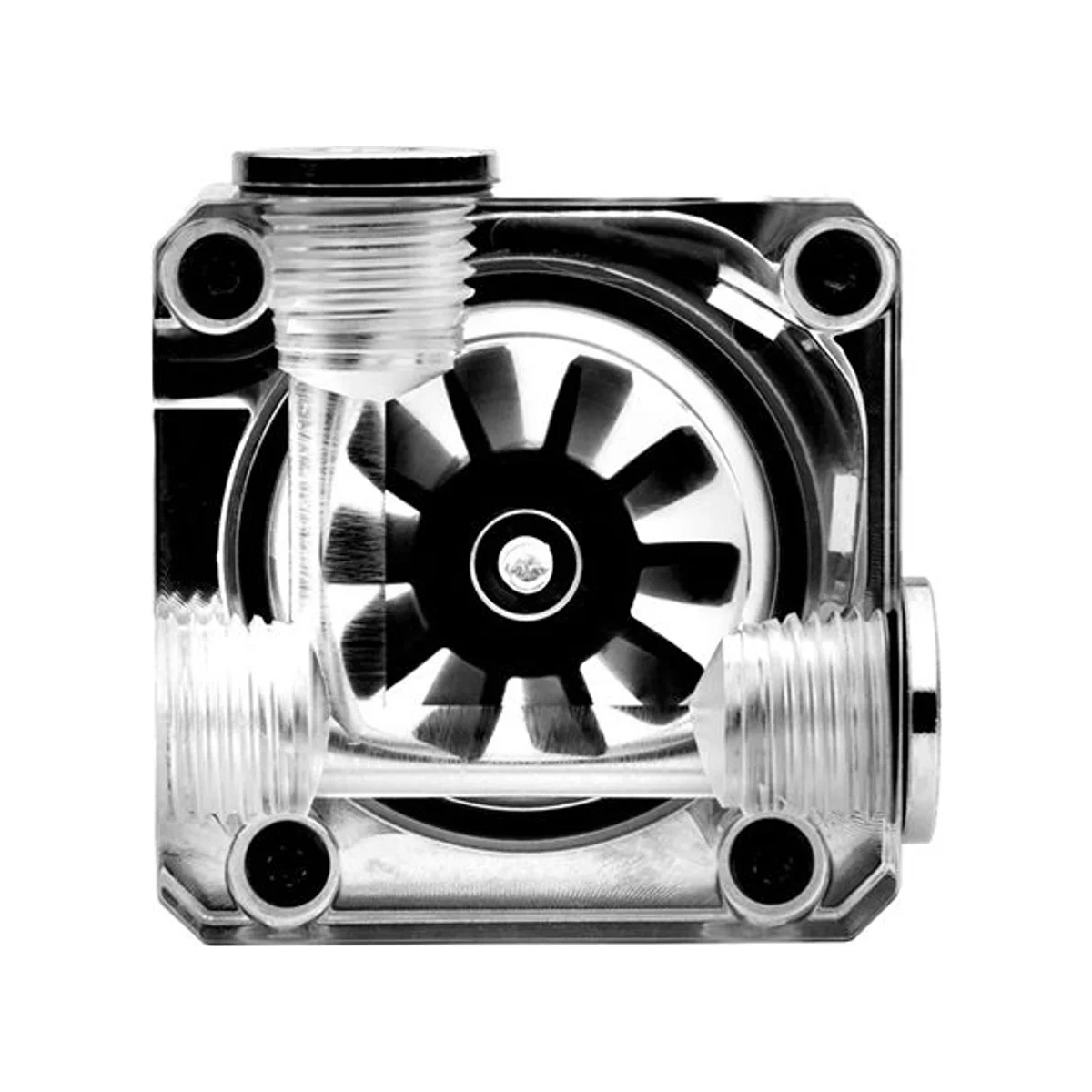 EKWB EK-Quantum Flow Indicator D-RGB – Nickel | G1/4" Plug - 3831109829899 view 3