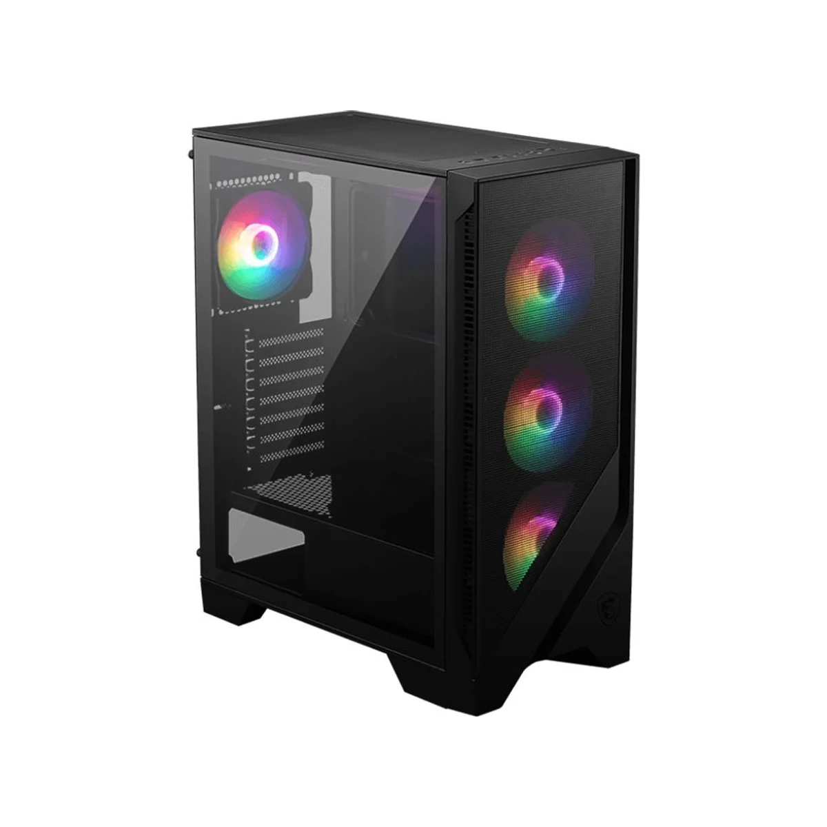 MSI MAG Forge 120A Mid Tower Airflow RGB ATX Gaming Case - Black - 306-7G23A21-809-1 view 2