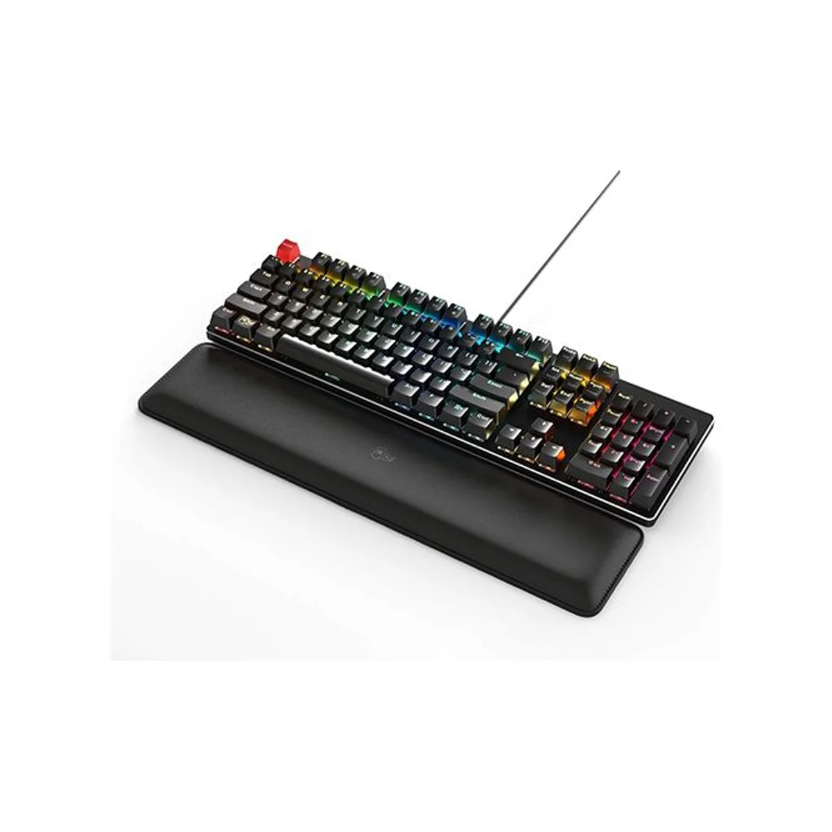 Glorious GSW-100 Full Size Slim Keyboard Wrist Rest (Black, Smooth Cloth, Medium Foam) - GSW-100 view 3