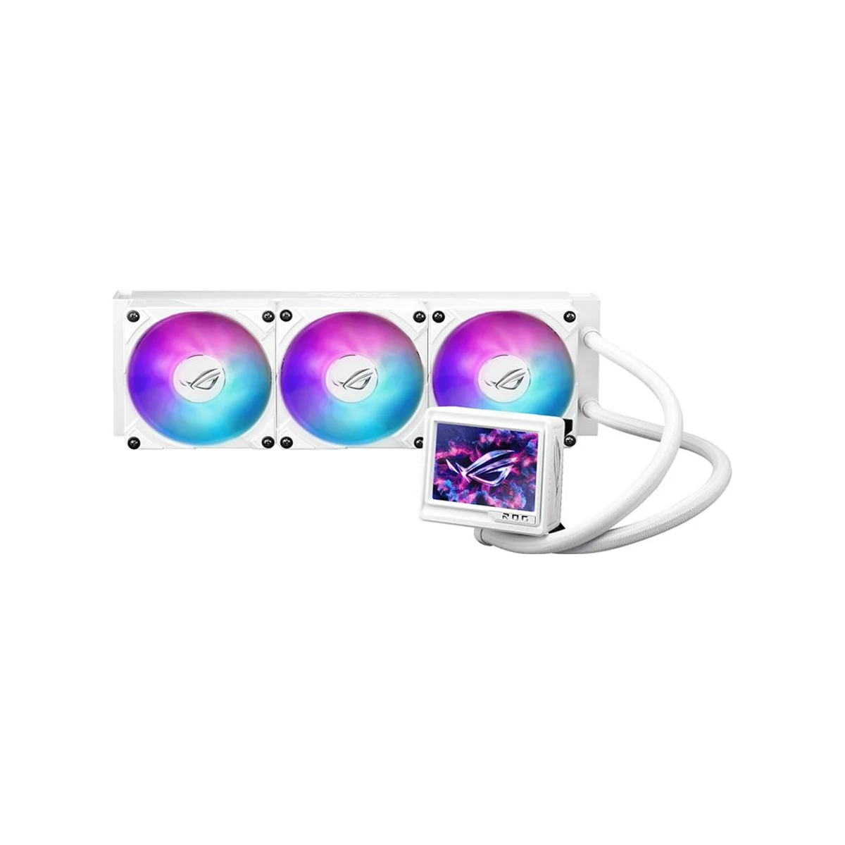 ASUS ROG Ryujin III 360 ARGB Extreme AIO CPU Liquid Cooler - White - 90RC0132-M0EAY0 view 3