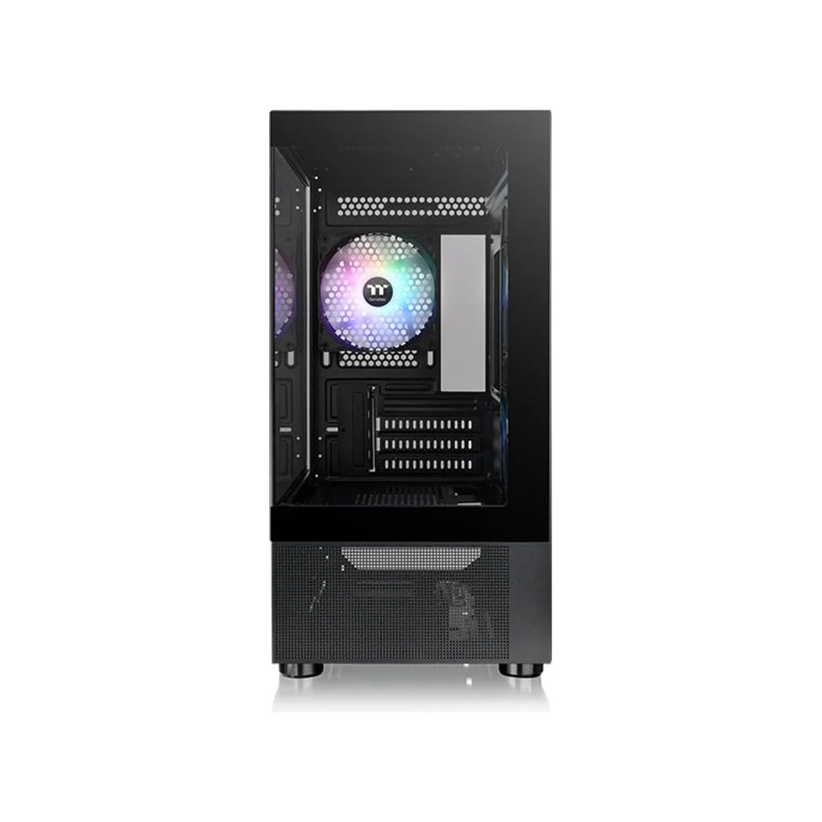 Thermaltake View 170 Tempered Glass ARGB Micro-ATX Gaming Case - Black - CA-1Z4-00M1WN-00 view 2