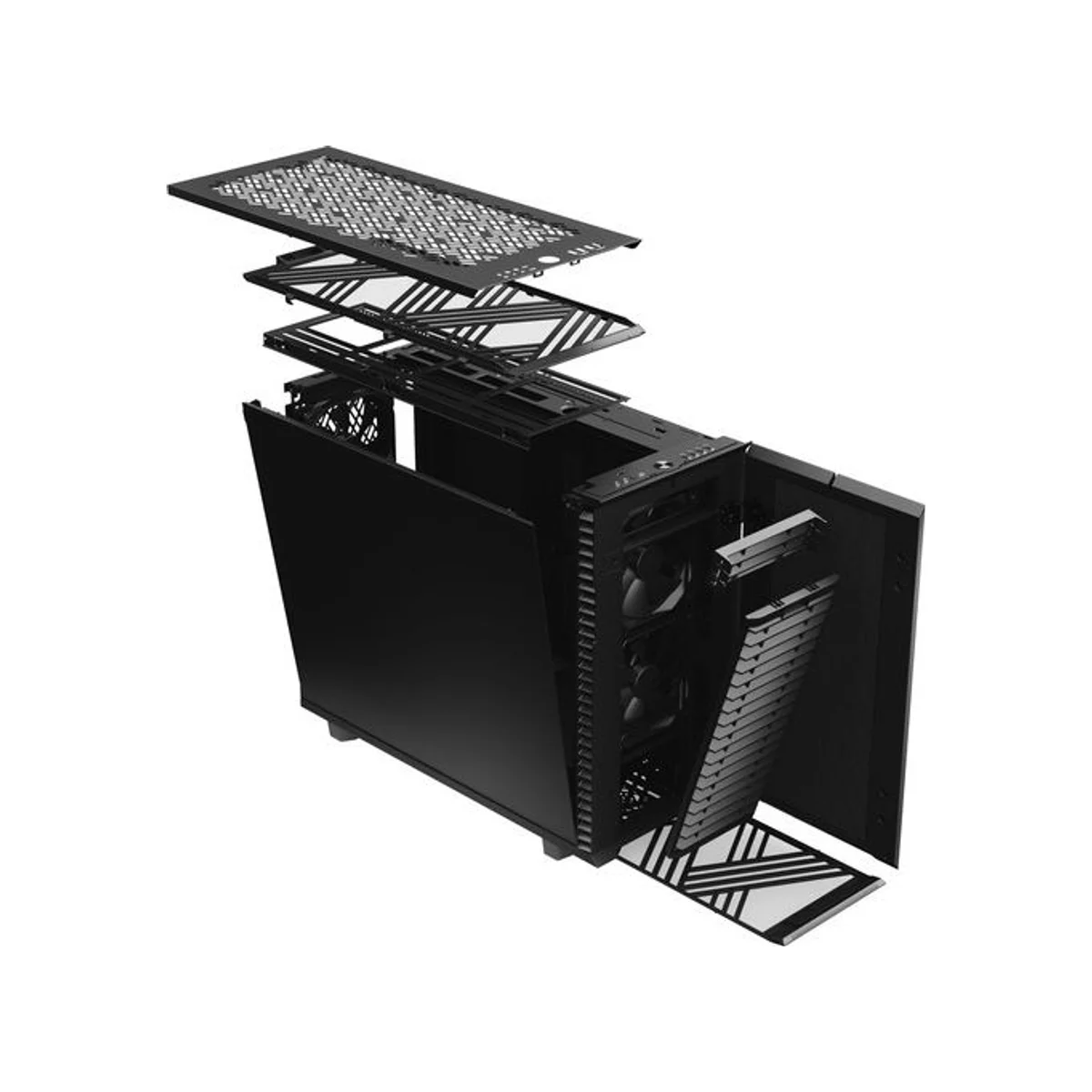 Fractal Define 7 Mid Tower ATX Gaming Case - Black - FD-C-DEF7A-01 view 13