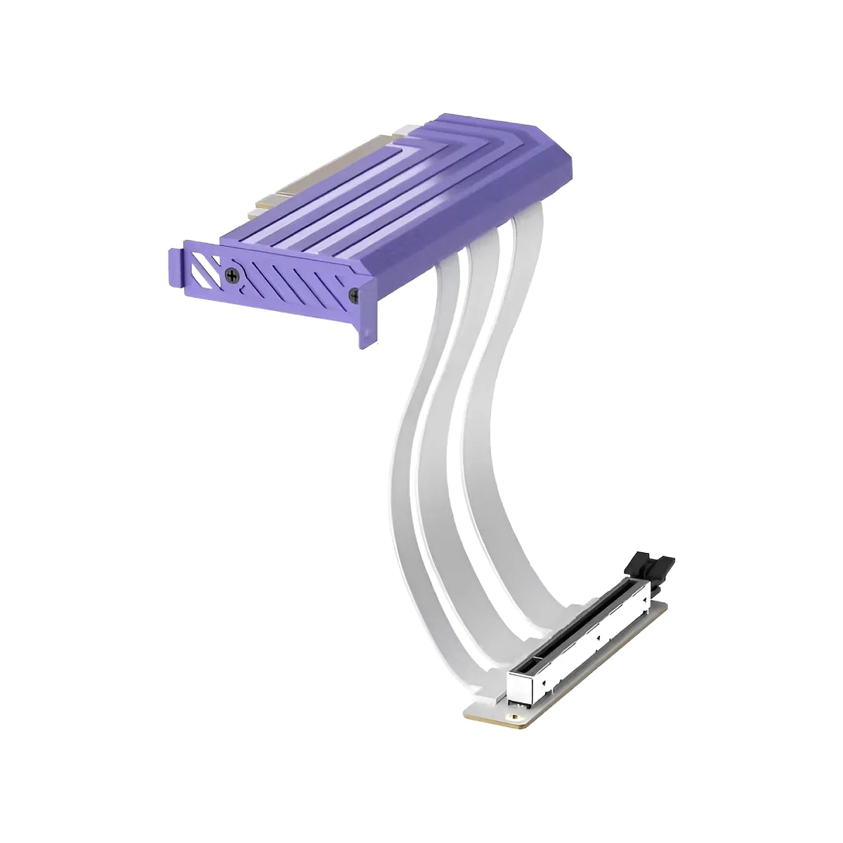 HYTE PCIe 5.0 Full x16 Bandwidth Maximum Stability Hyper Riser Cable - Taro Milk | ACC-HYTE-PCIE50-TM view 3