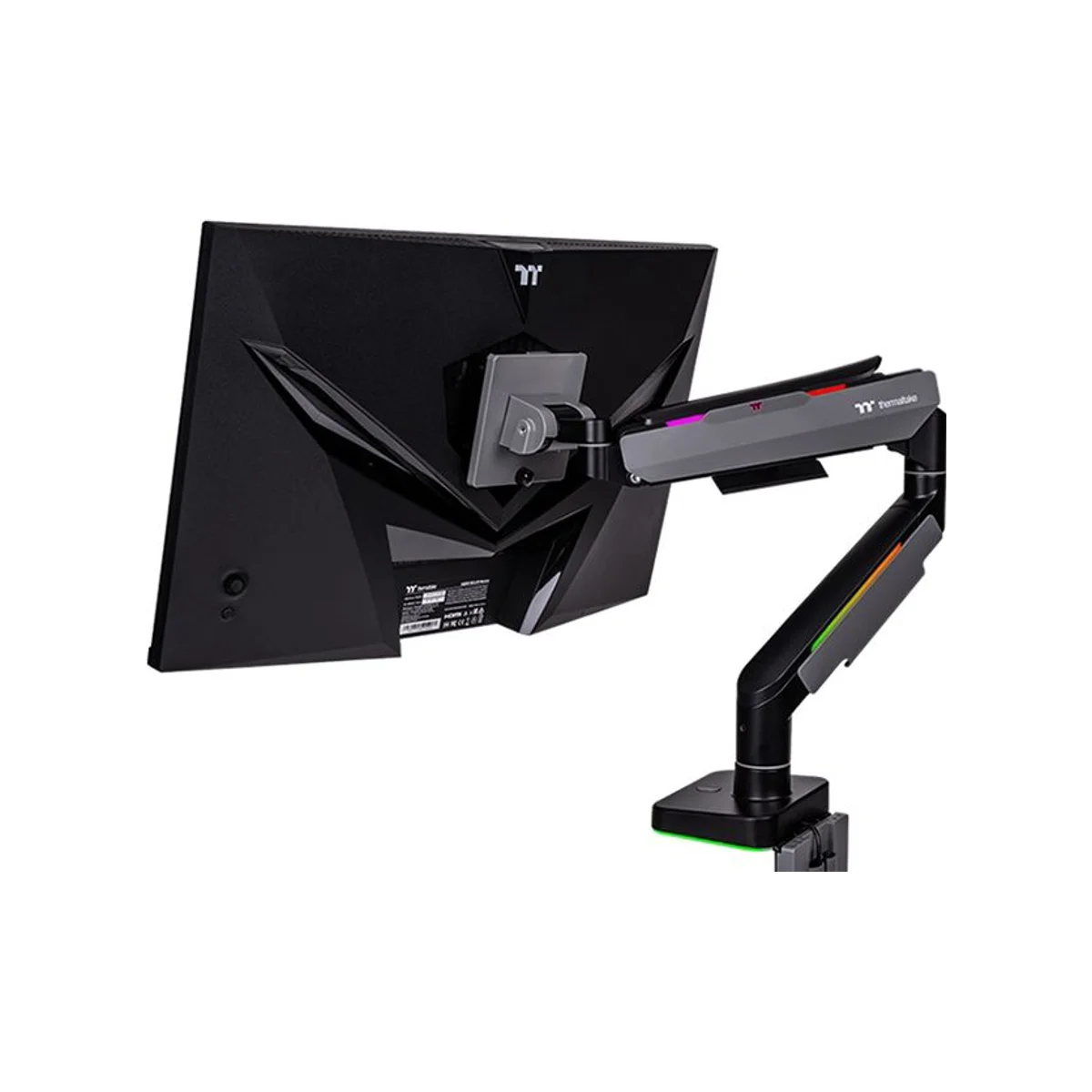 Thermaltake Single RGB Gaming Monitor Arm - Dark Grey, Matte Black - GEA-MSR-SMSBLK-01 view 4