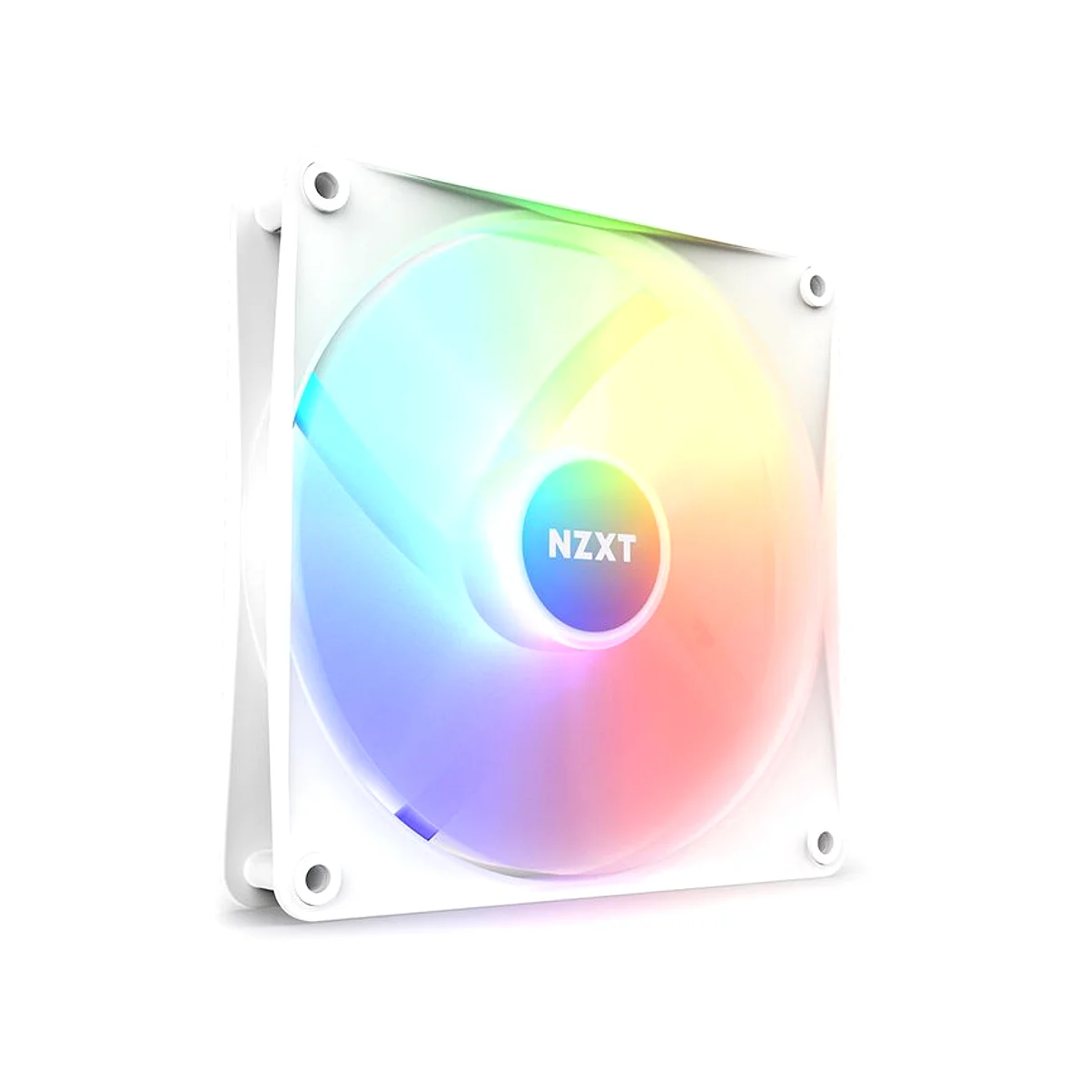 NZXT F140 RGB Core 140mm Hub-Mounted RGB Fan - White - RF-C14SF-W1