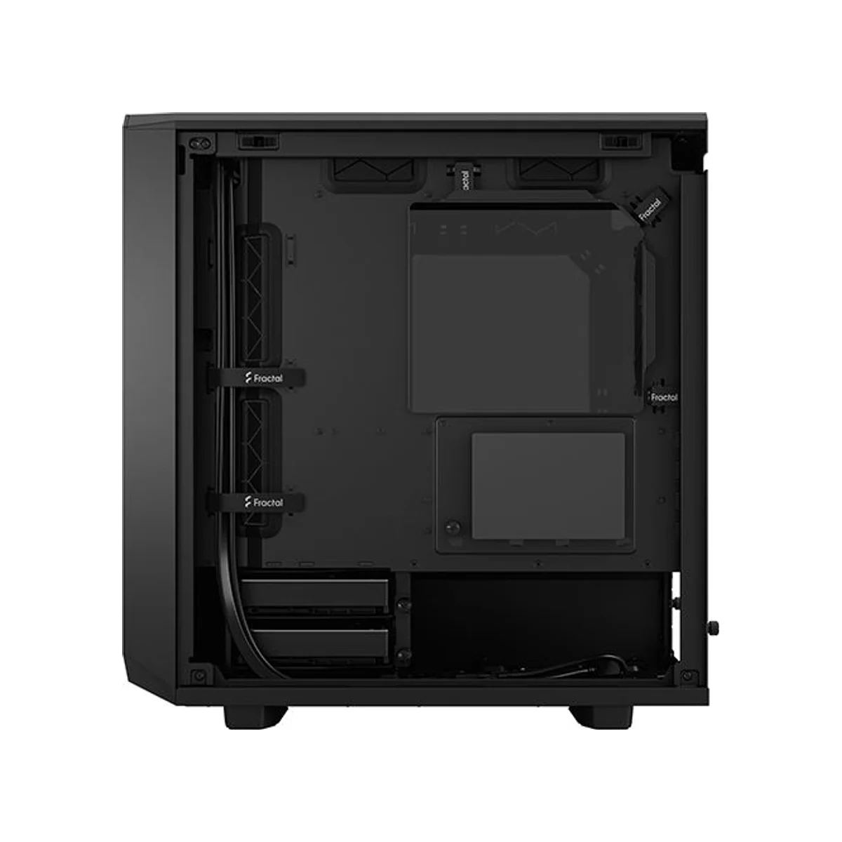 Fractal Meshify 2 Mini Black TG Dark Tint Micro ATX Mid Tower Case (mATX, Dark Tint Glass, High Airflow) - FD-C-MES2M-01 view 16