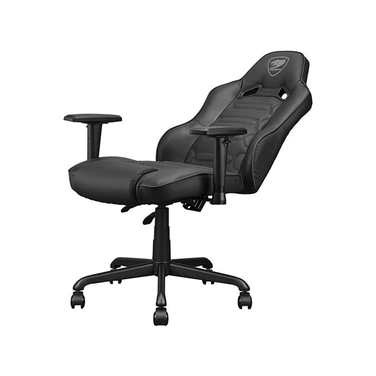 COUGAR Fusion S Gaming Chair - Black (Breathable PVC/PU Leather, Lumbar Pillow, Neck Pillow, 2D Armrests) - 3MFSLBLB.0001 view 3