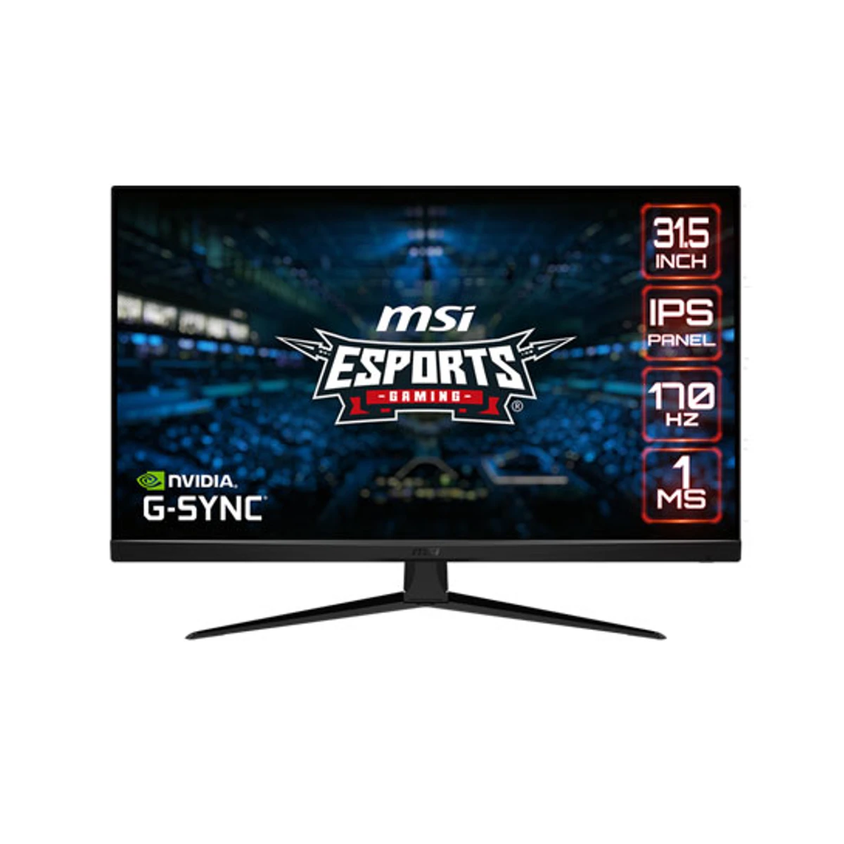 MSI G321Q WQHD 170Hz 1ms IPS Gaming Monitor (31.5", 16:9, 100x100mm VESA) - 9S6-3DB91A-032