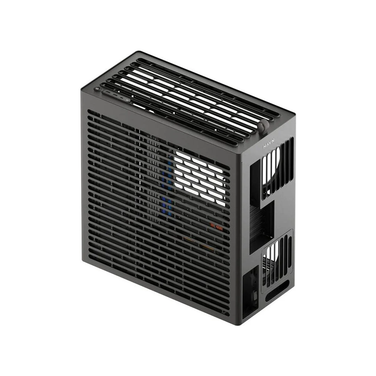 HAVN HS 420 Airflow Dual-chamber Mid-Tower Gaming Case - Black - HVN-CA-HS420-06 view 4