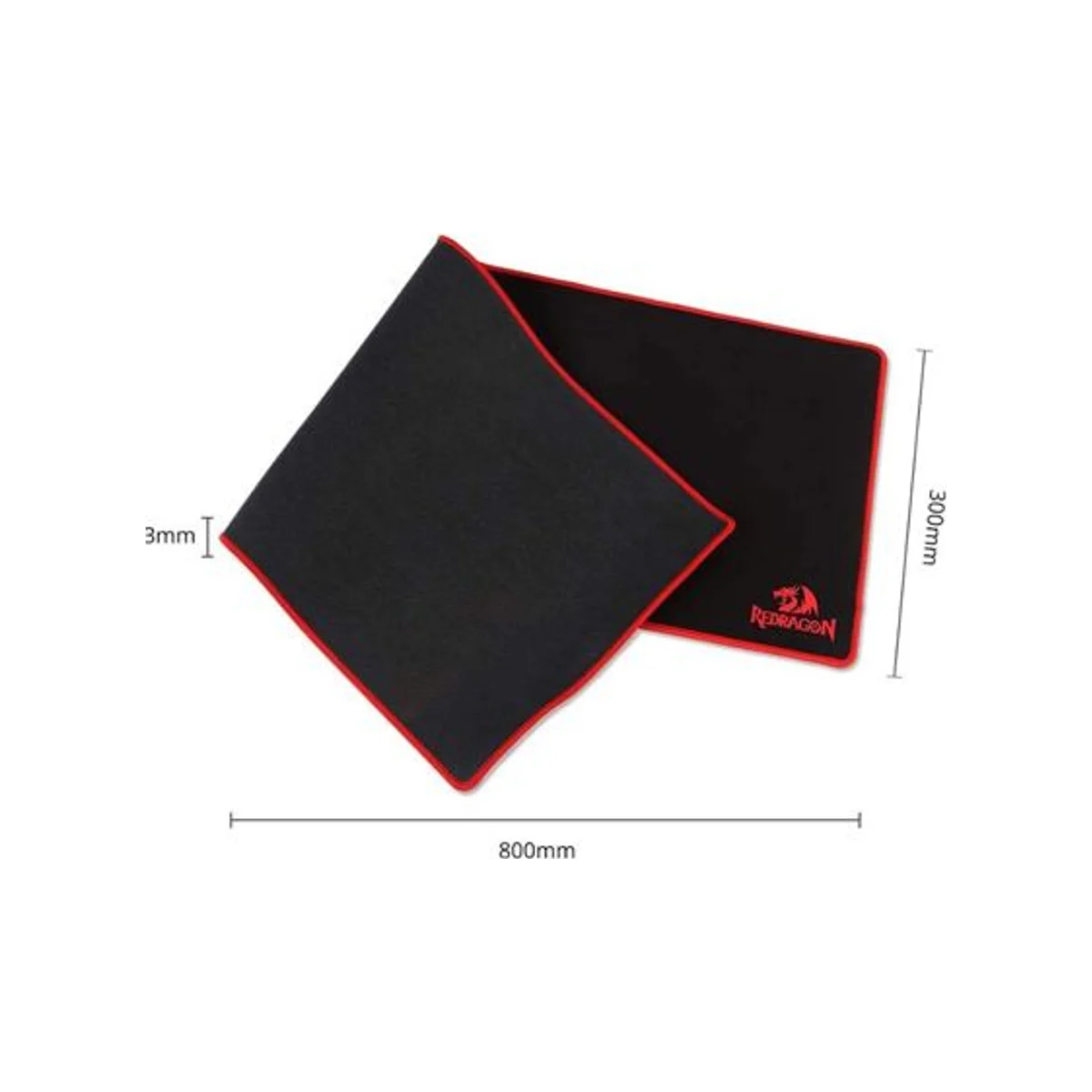Redragon Suzaku P003 Extended Gaming Mousepad (31.5"x11.8", Rubber Base) - P003 view 3