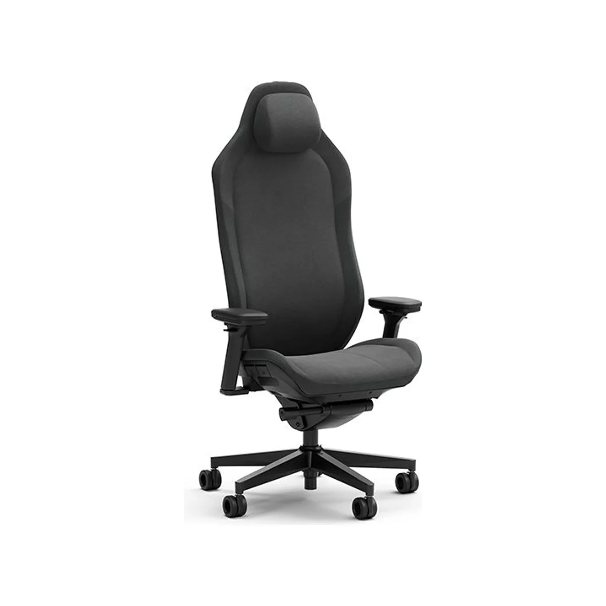 FRACTAL Refine Fabric Dark Gaming Chair - Black (Fabric, High-Density Foam, Adjustable, Integrated Lumbar Support) - FD-CH-RE1F-01 view 5