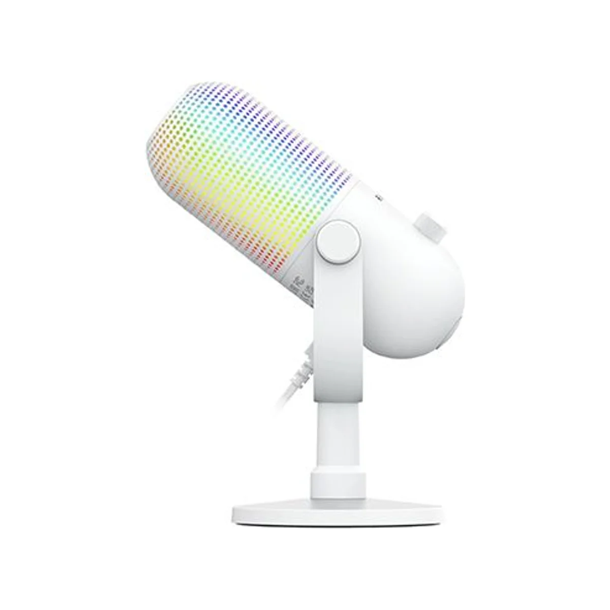 Razer Seiren V3 Chroma RGB USB Streaming Microphone - White (Key Specs: White, Supercardioid, 96 kHz) - RZ19-05060200-R3M1 view 4