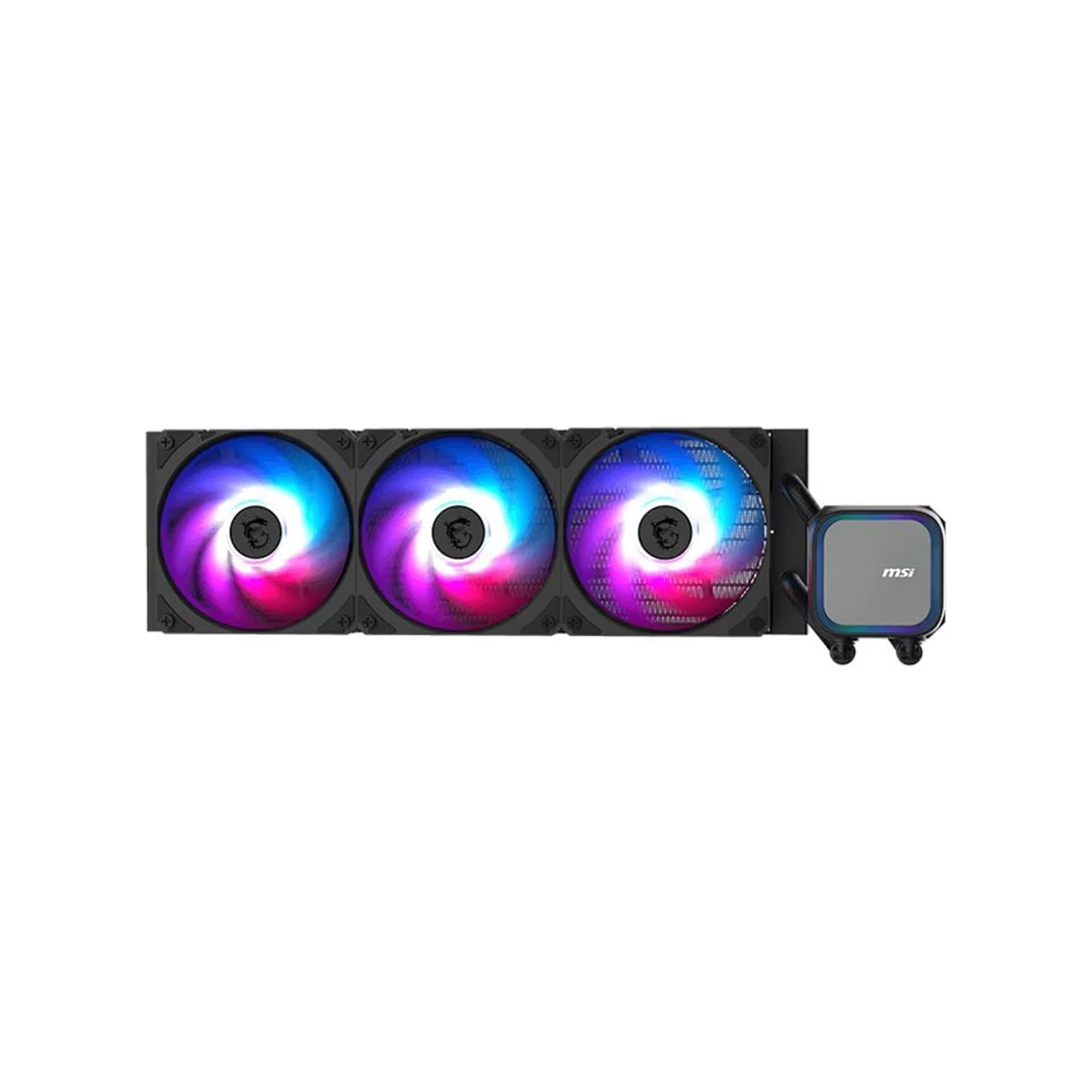 MSI MAG CORELIQUID A13 360 AIO ARGB CPU Liquid Cooler (Black, 360mm Radiator, ARGB Gen2) - 306-7ZWDA11-L80 view 2
