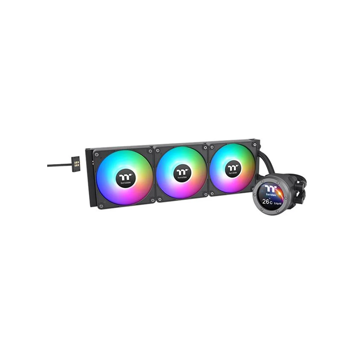 Thermaltake TH420 V2 Ultra EX ARGB Sync AIO CPU Liquid Cooler - Black - CL-W417-PL14SW-A
