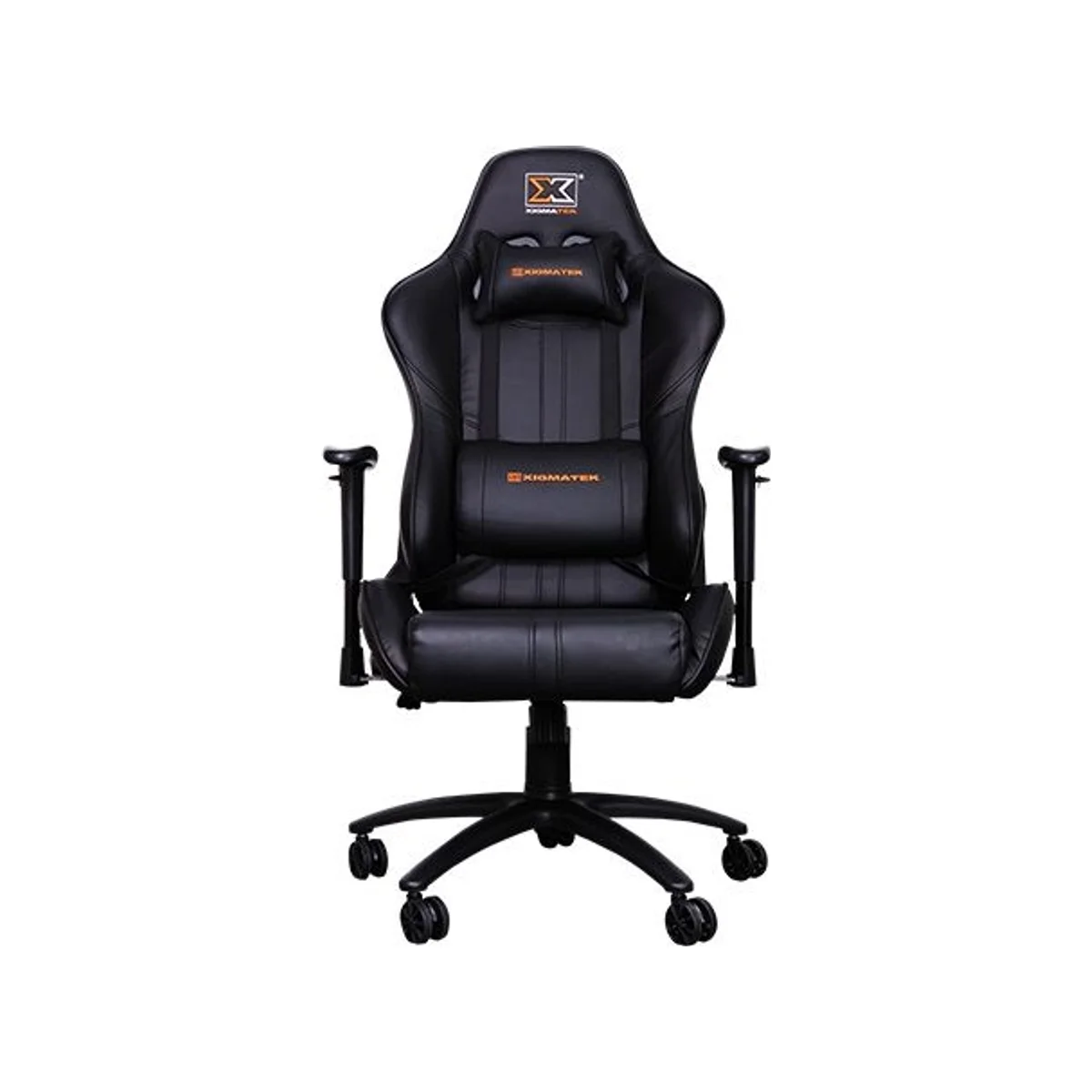 XIGMATEK Chicane Black Gaming Chair (2D Armrests, 90-180 Degree Recline, 136Kg Weight Limit) - EN42432