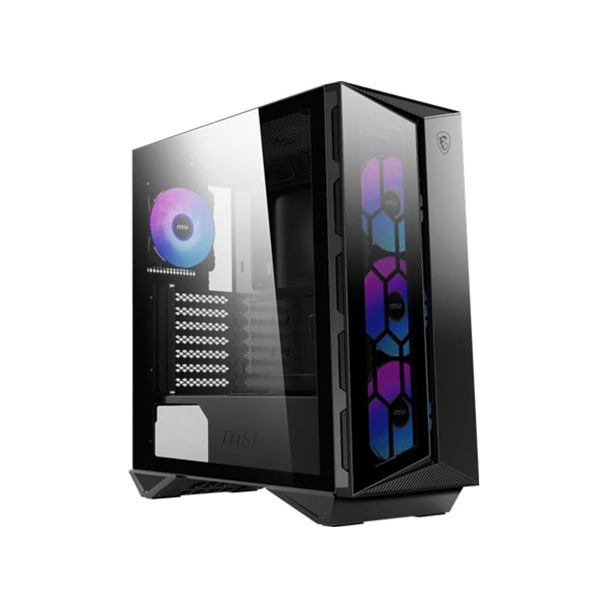MSI MPG GUNGNIR 110R ARGB Mid-Tower Gaming Case - White - 306-7G10R11-W57 view 2